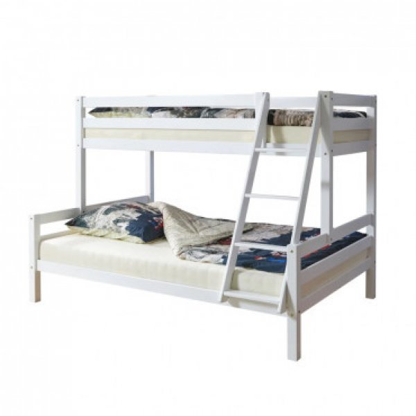 Fola - Krevet na kat Rotar 90x200cm +140x200cm - Bijela