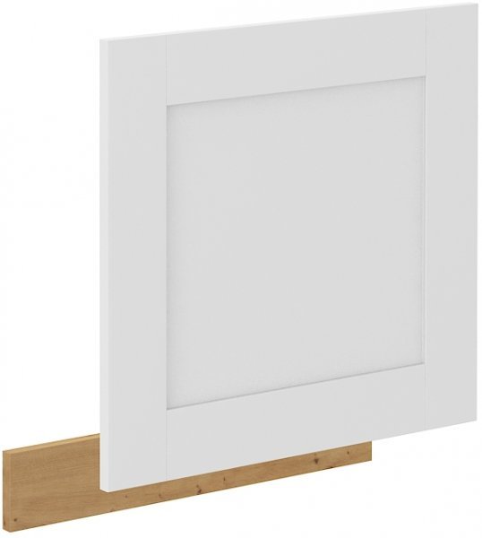 Stolarz Lempert - Vrata za ugradbenu perilicu suđa Luna - bijela/artisan hrast - ZM 57x59,6 cm