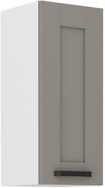 Stolarz Lempert - Gornji element Luna - claygrey/bijela - 30 cm G-72 1F