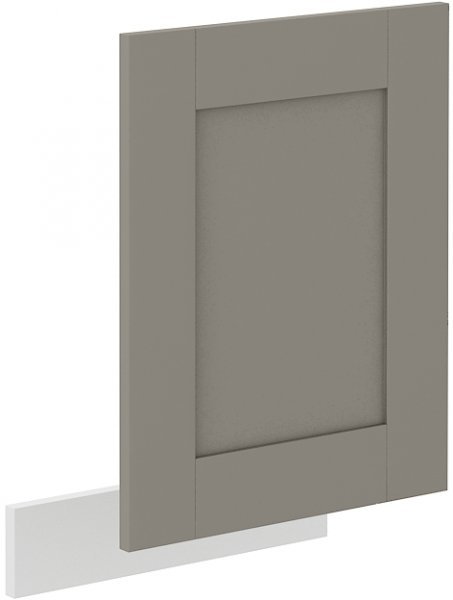 Stolarz Lempert - Vrata za ugradbenu perilicu suđa Luna - claygrey/bijela - ZM 57x44,6 cm