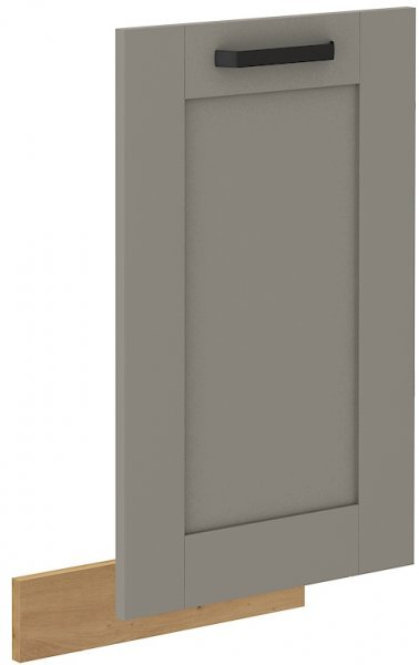 Stolarz Lempert - Vrata za ugradbenu perilicu suđa Luna - claygrey/artisan hrast - ZM 71,3x44,6 cm