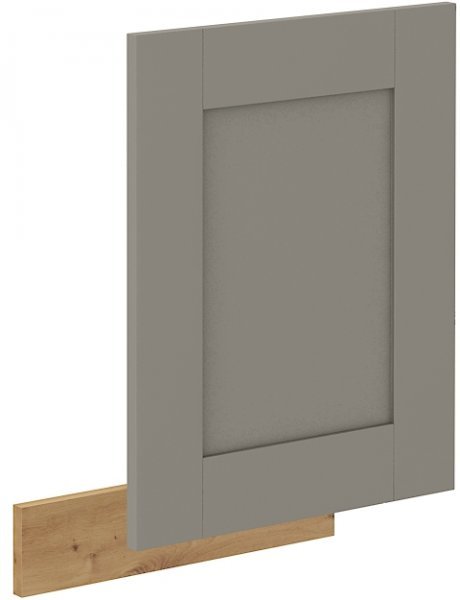 Stolarz Lempert - Vrata za ugradbenu perilicu suđa Luna - claygrey/artisan hrast - ZM 57x44,6 cm