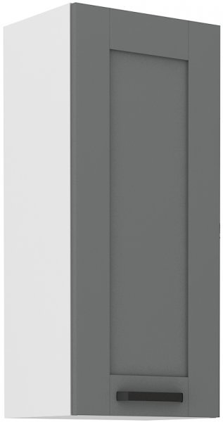 Stolarz Lempert - Gornji kutni element Luna - dustgrey/bijela - 40 cm G-90 1F