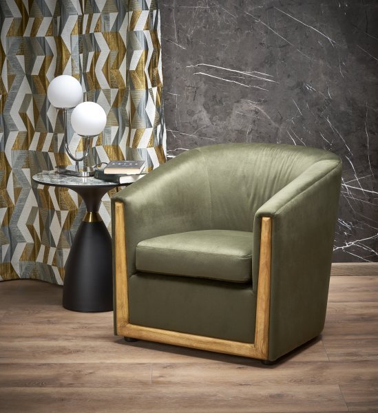 Halmar - Fotelja Enrico - zelena