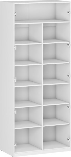 Halmar - Korpus K6 za modularni garderobni sistem Flex - bijela