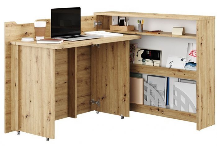 Bed Concept - Sklopivi radni stol CW-01 - artisan hrast