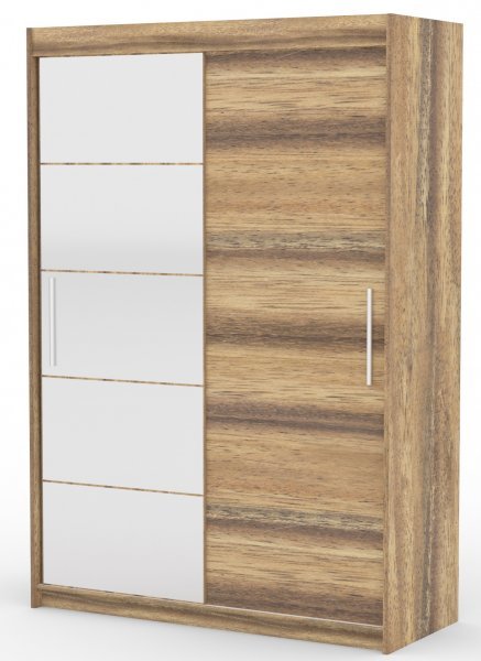 ADRK Furniture - Ormar s kliznim vratima Esti - 150 cm - murano