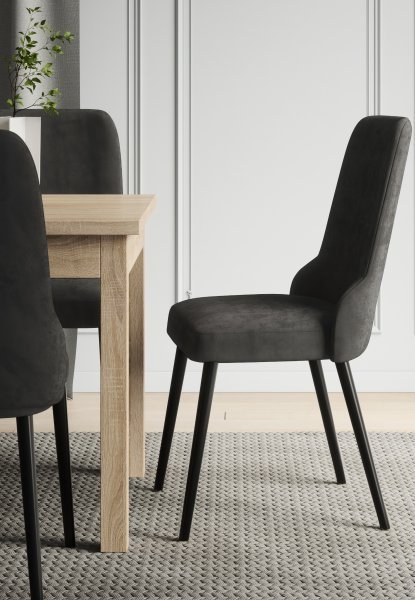ADRK Furniture - Blagovaonski stol Rodos 83 - siva