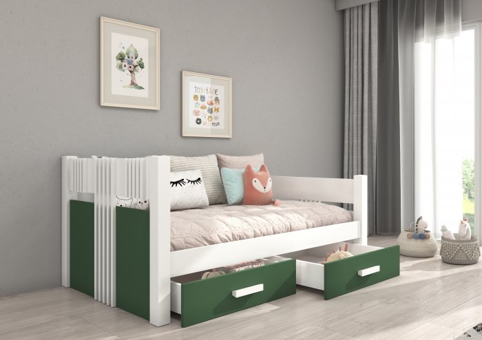 ADRK Furniture - Dječji krevet Bibi - 90x200 cm 