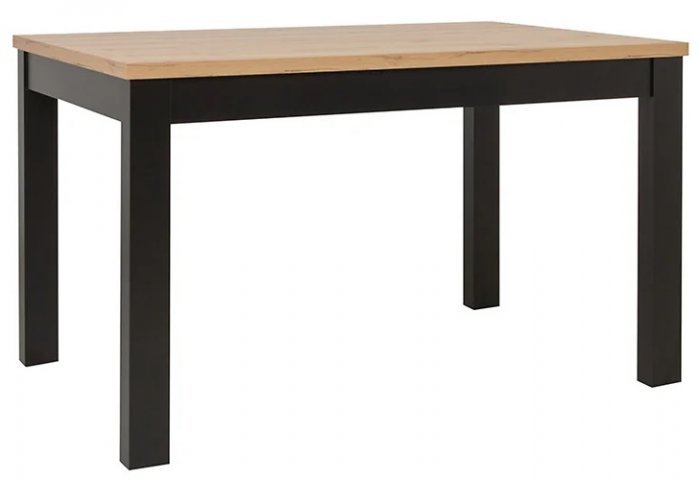 Black Red White - Blagovaonski stol na razvlačenje Maren - Artisan hrast/crna
