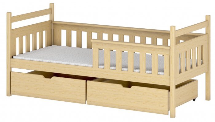 Lano - Dječji krevet Emma - 80x160 cm - Bor